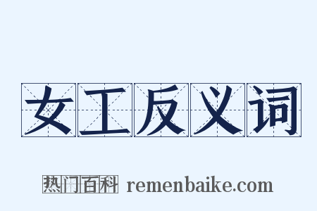 女工反义词是什么意思的图片